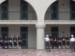 knobs line up before lunch on Matriculation day