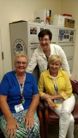 I stopped by the office of the commandant to say hello to Ellen, and met, Susan Redmond and Susan Spurlock, both Citadel legends.
